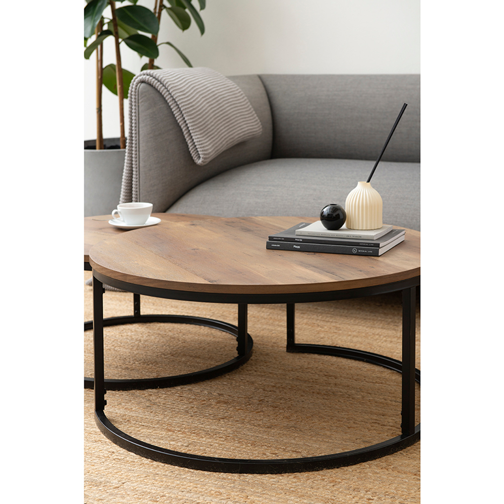 Набор столиков 2шт Berg Stanley орех