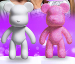 Набор для творчества «ЧУДО-МИШКА», цвет светло-розовый, ушко и носик св. голубые, 22*10см (коробка)