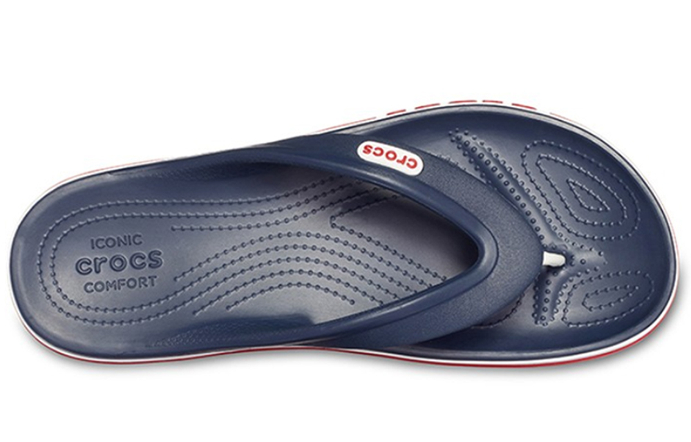 Crocs Bayaband Flip Flops Deep Blue Unisex
