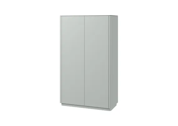 Шкаф Tammi 2-х створчатый высокий (светло-серый)