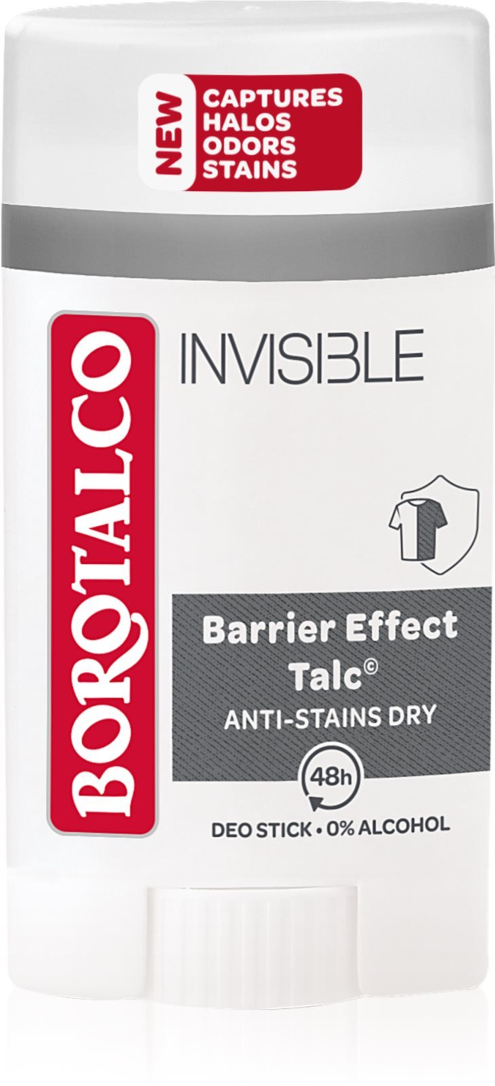 Borotalco Invisible - стик-дезодорант /   40  ml  / GTIN 80836810