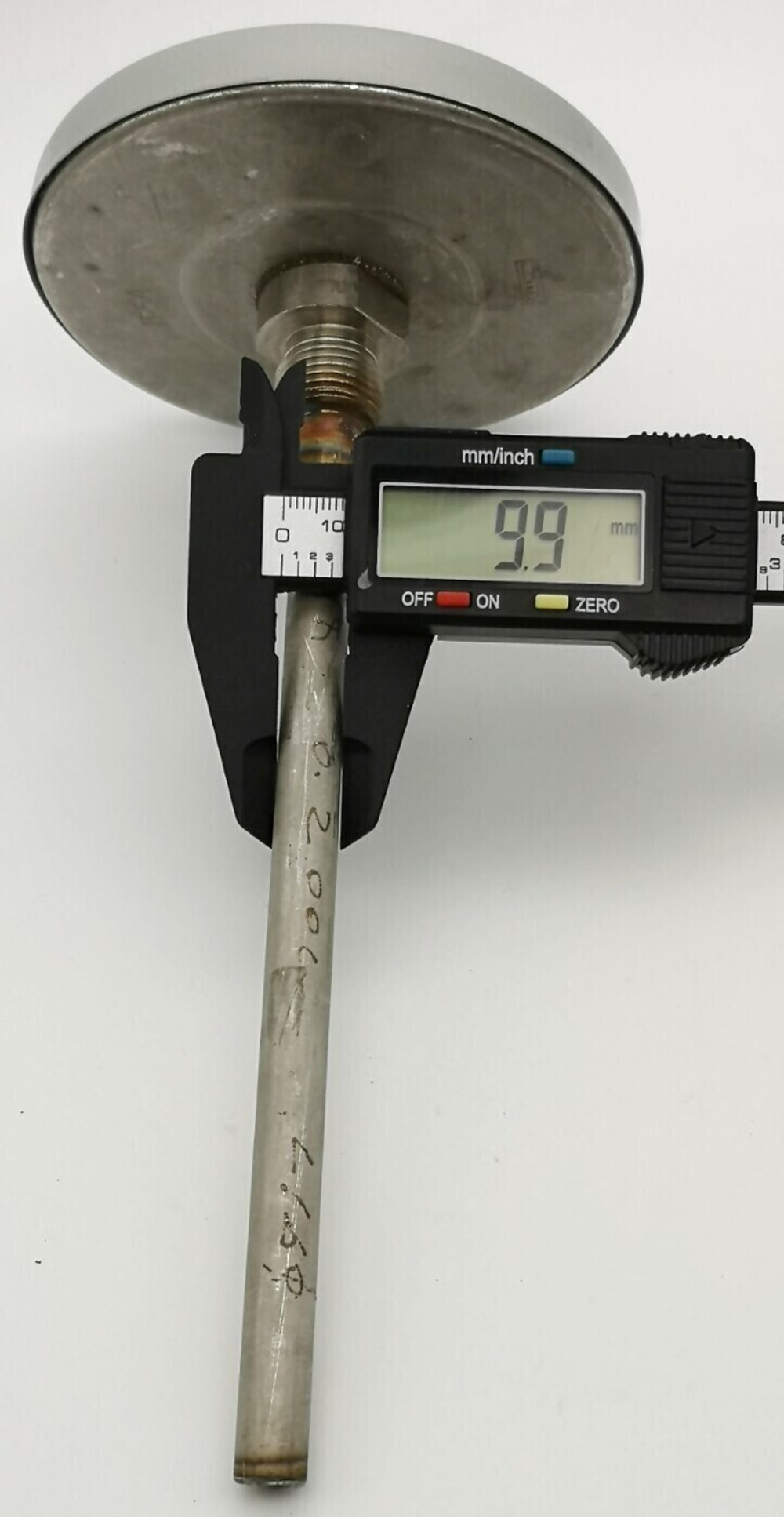 Термометр биметаллический ТБ-2 (0+200) 160мм, G1/2,кл 1.5, осевой