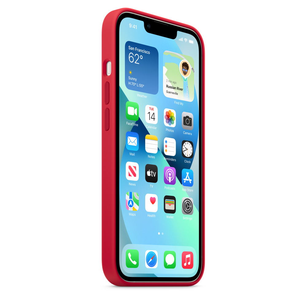 Накладка Apple 13 силикон green Coblue