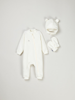 Комбинезон флисовый "Молоко" 0+