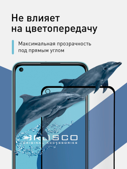 Набор стекол антишпион ROSCO для Xiaomi Redmi Note 9 оптом (арт. XM-RN9-FSP-GLASS-SPY-SET2)