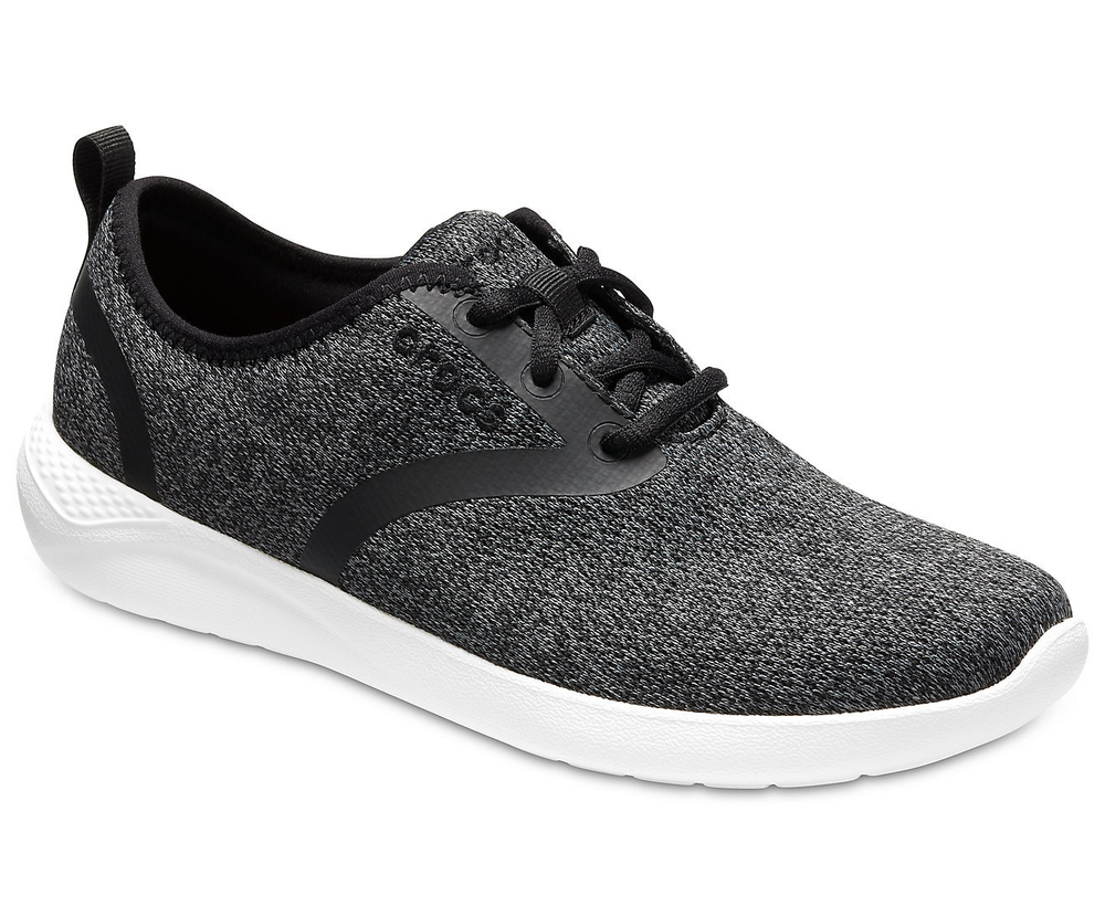 Кроссовки Crocs Women's LiteRide Lace Черные
