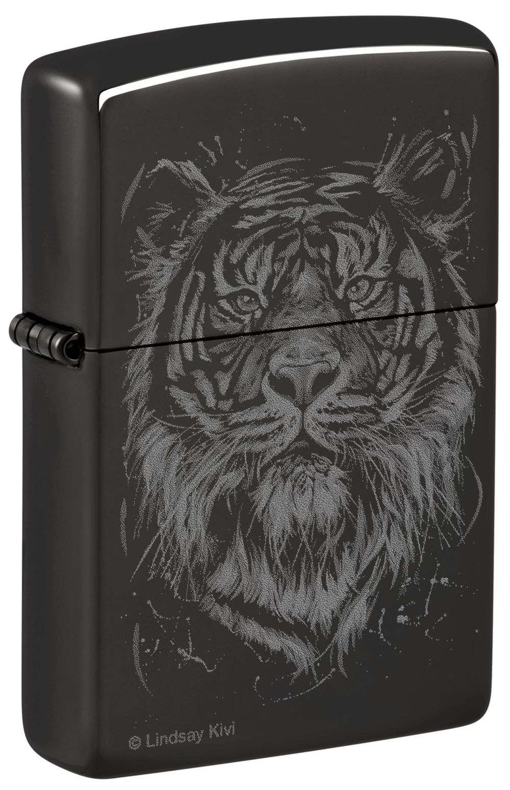 Зажигалка Zippo Big Cat с покрытием High Polish Black (48935)