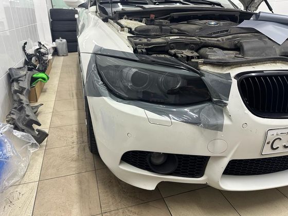 Carbins Headlight Medium PPF серый полиуретановая защитная антигравийная пленка