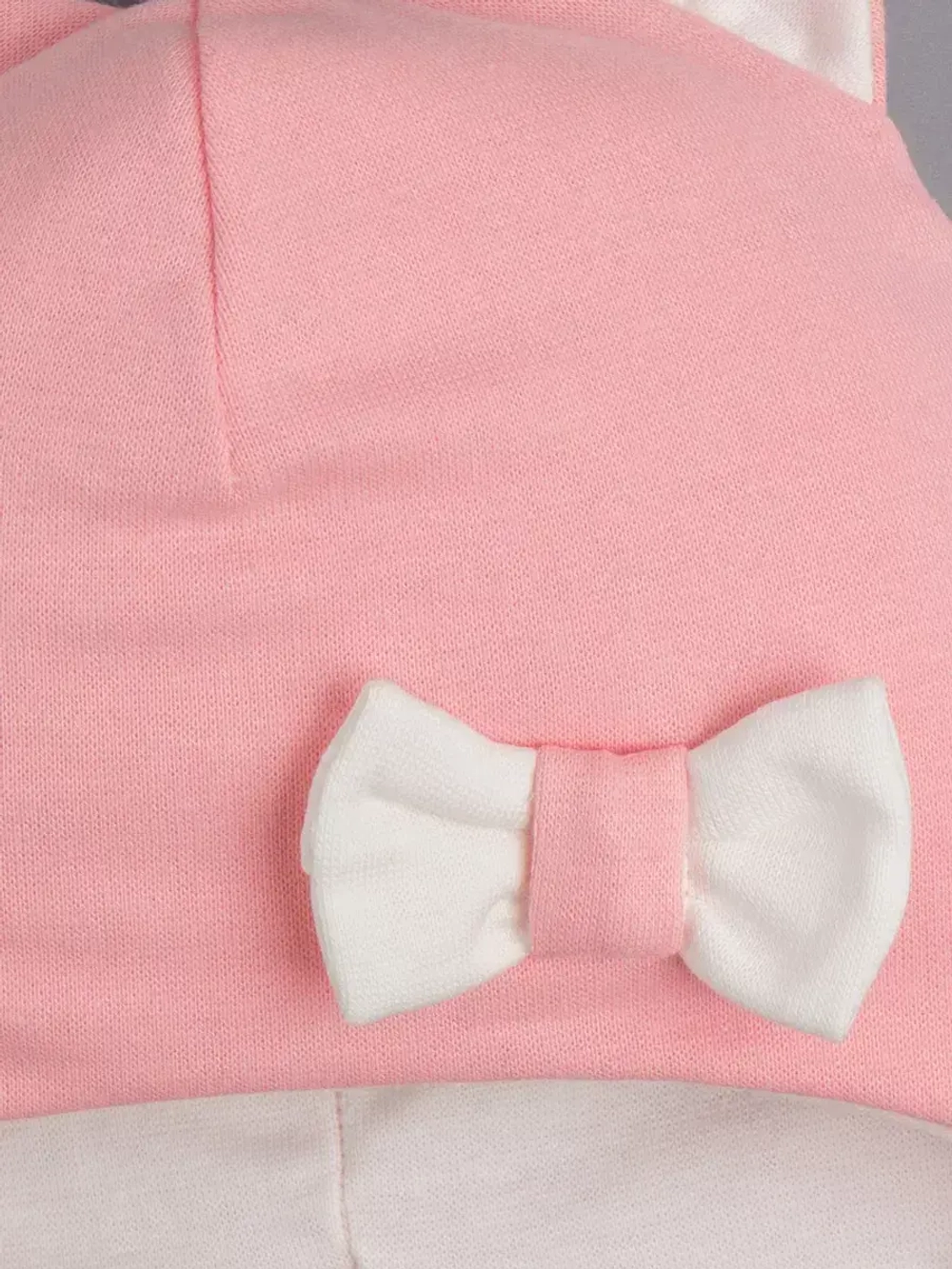 Шапка с ушками трикотажная и снуд