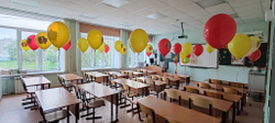 Оформление класса воздушными шарами к 1 сентября  №1254