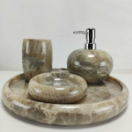 Набор из оникса 4 предм Mountain Set Grey NO-6163 круг