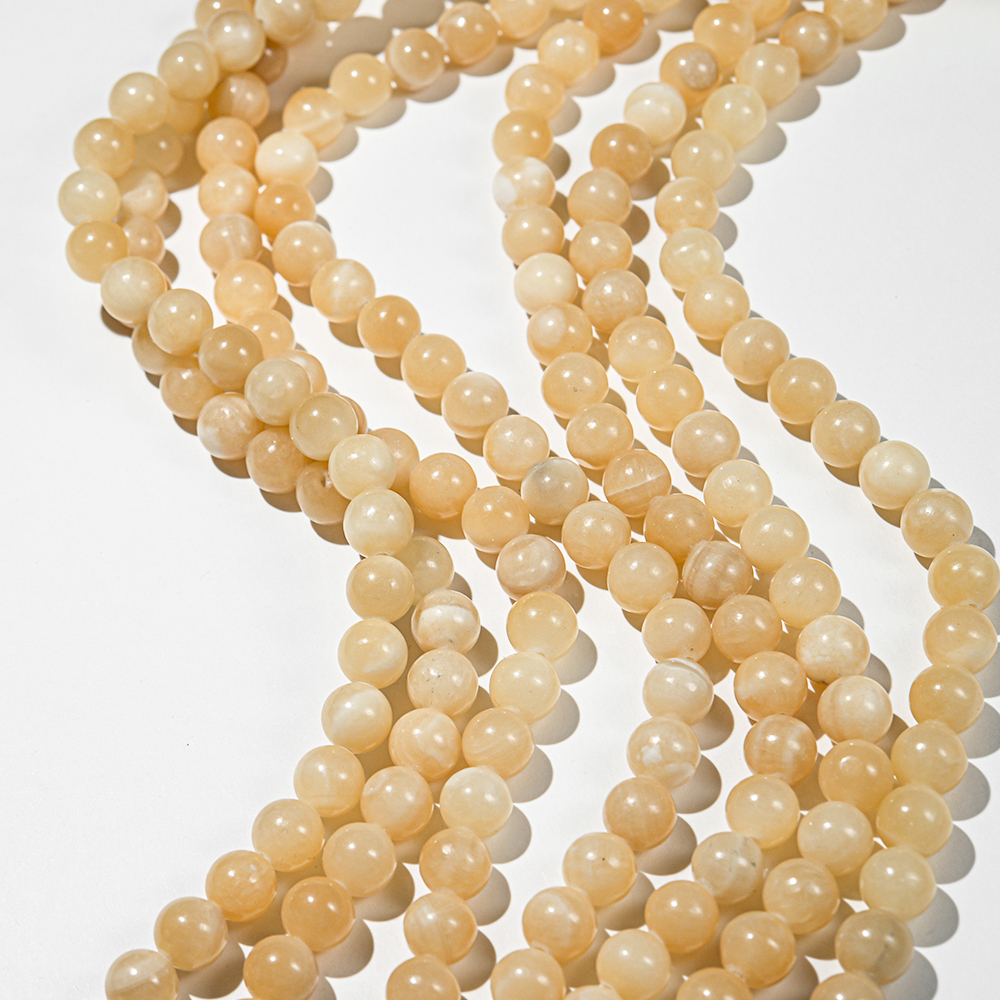 Желтый кальцит, 10,5мм, шар