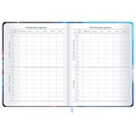 Дневник 1-11 класс 48 л., твердый, BRAUBERG, матовая ламинация, резинка, закладка-ляссе, с подсказом, "Футбол", 107235