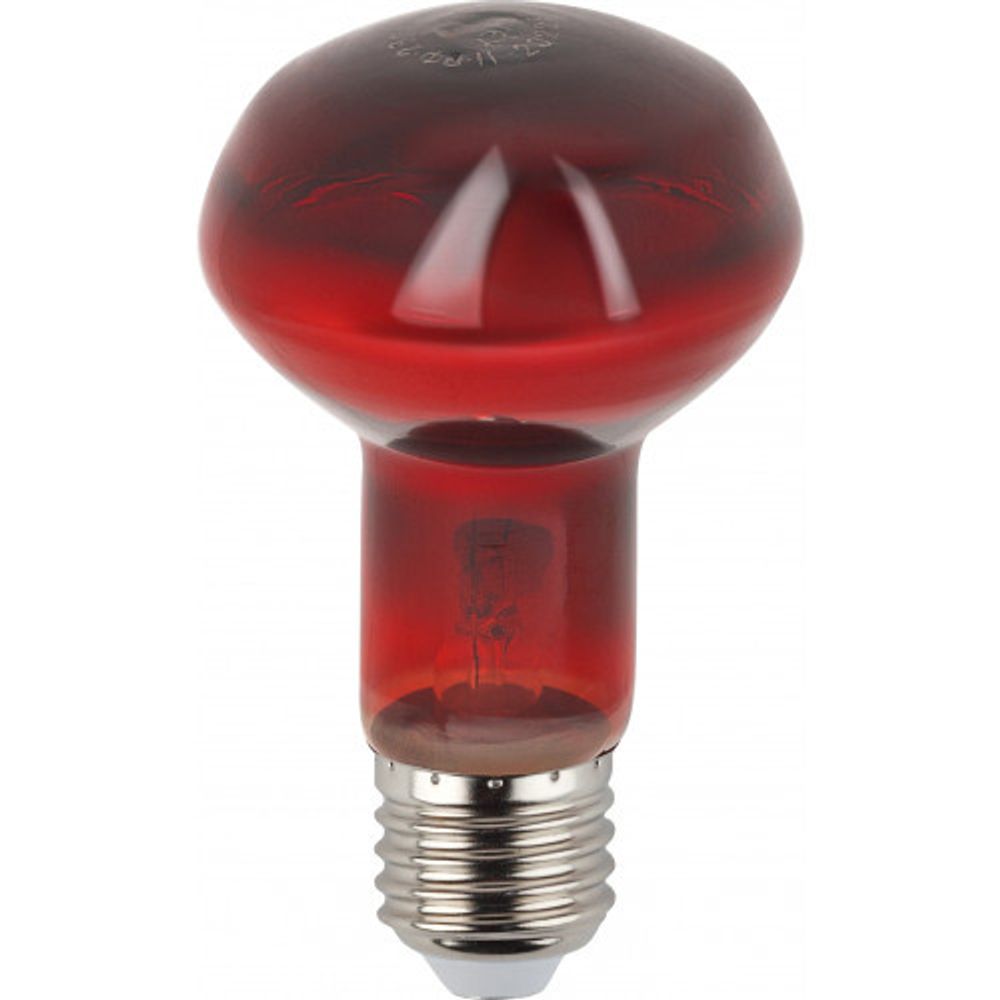 Инфракрасная лампа ЭРА ИКЗК 230-60 R63 Е27 для обогрева животных 60 Вт Е27