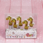 Свечи для торта «Жирафики» (набор 5 шт)