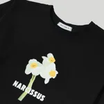 Футболка One Two Narcisus черная