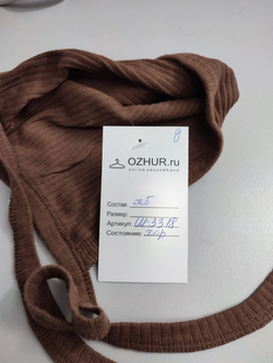 Шапка на завязках для новорожденного