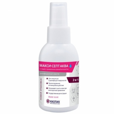 Макси Септ Аква 100 мл спиртовой антисептик