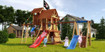Деревянный игровой комплекс Савушка Lux - 11