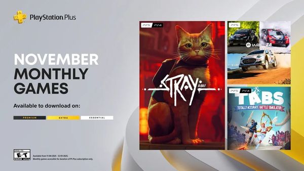 В ноябре в PS Plus раздадут Stray, EA Sports WRC 24 и Totally Accurate Battle Simulator