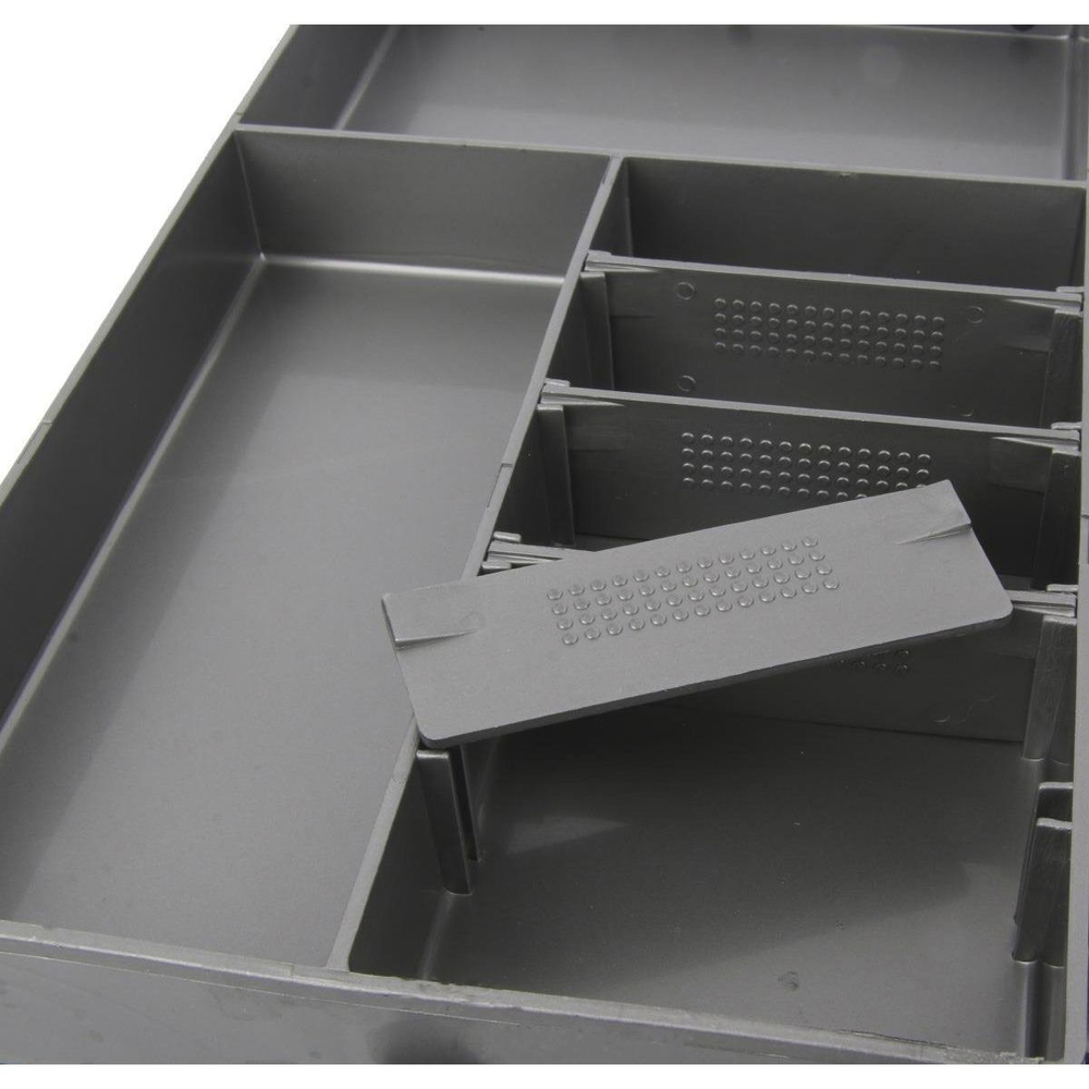 Ящик рыболовный для хранения снастей двухполочный синий