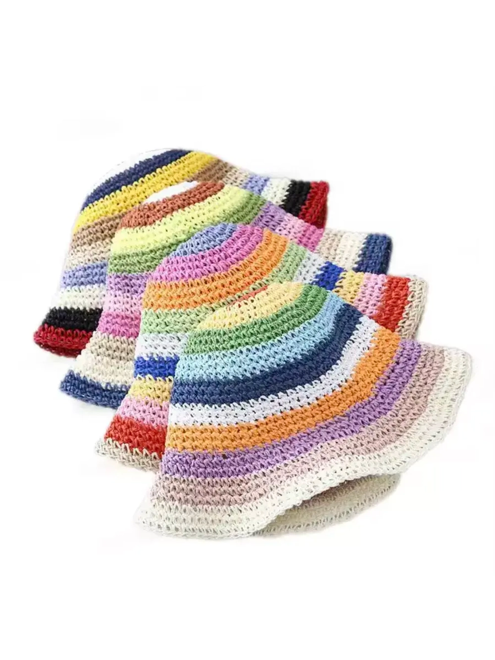 Шляпа соломенная женская с полями летняя пляжная