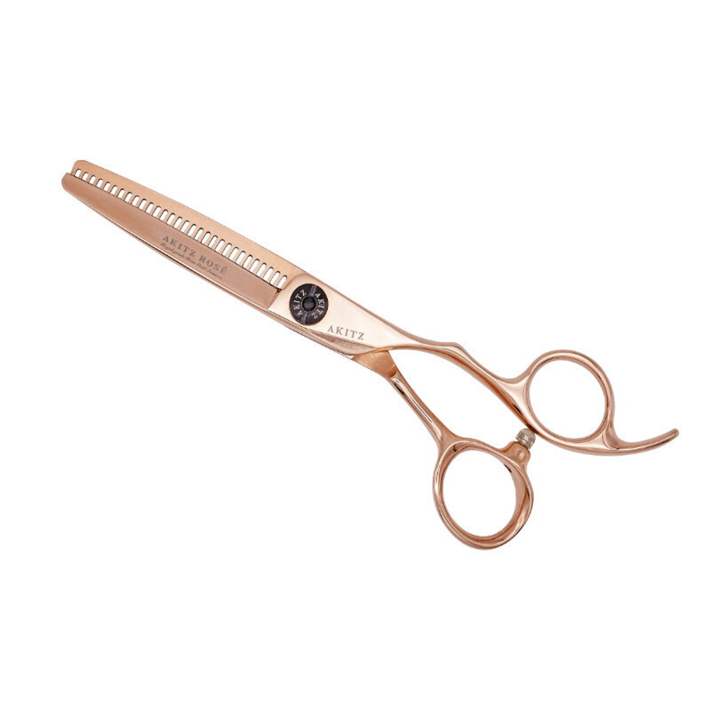 Филировочные ножницы Akitz Rose Gold 5+ Класс