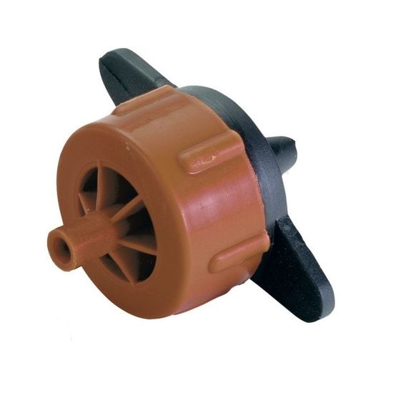 Капельница с лабиринтом разборная, Коричневая,8 л/ч - 0,7-3,2 bar (TOD0108)