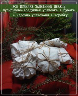 Набор елочных украшений "Звездочки-снежинки" + Подарок от мастерской "Мир.Любовь.Керамика"