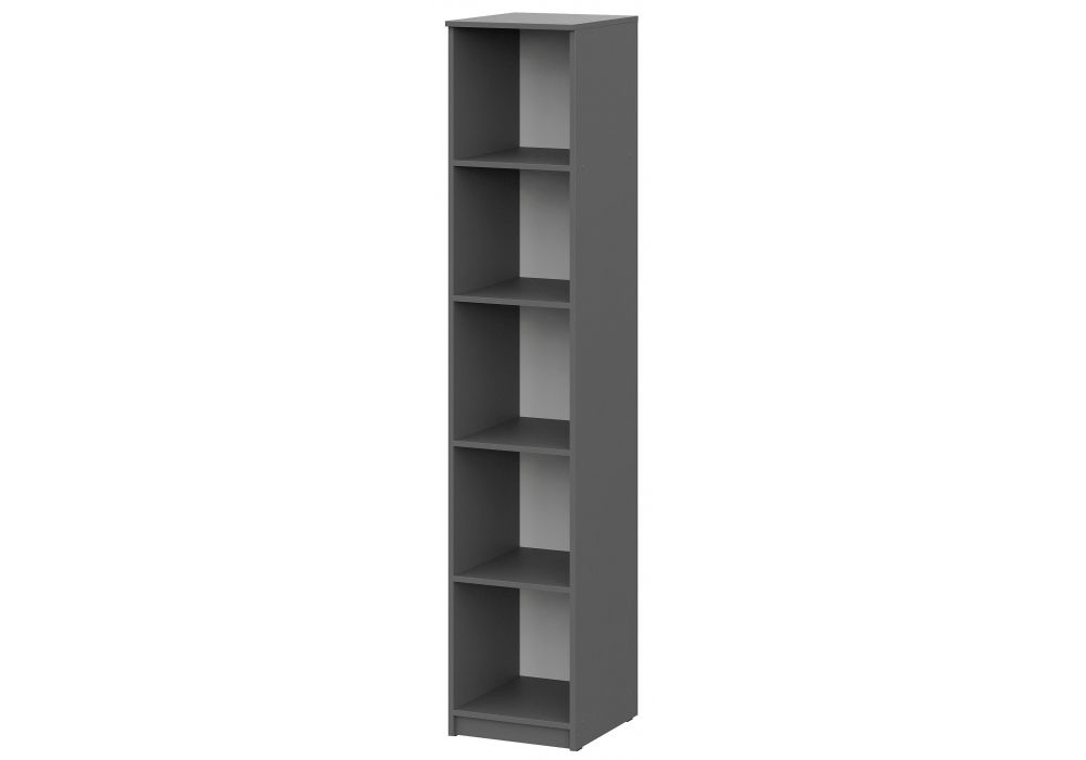 Шкаф Сибити одностворчатый графит серый