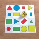 Тематическое поле-маршрутизатор Цвета и формы для мини-робота Bee-Bot Умная пчела