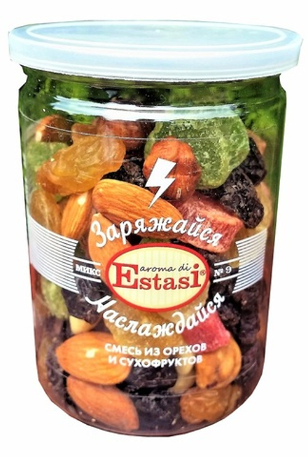 Смесь из орехов, сухофруктов, цукатов - Микс №9