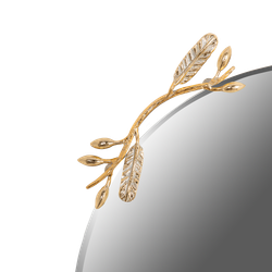 Зеркало Oliva Branch (Олива Бранч) Айвори Мраморное золото