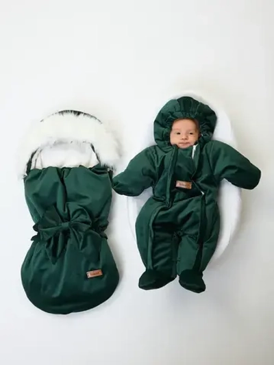 Конверт на выписку новорождённому зимний