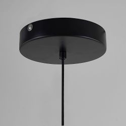 Подвесной светильник SUSPENSION CERCLE ET TRAIT – GRAPHITE SATINE L170