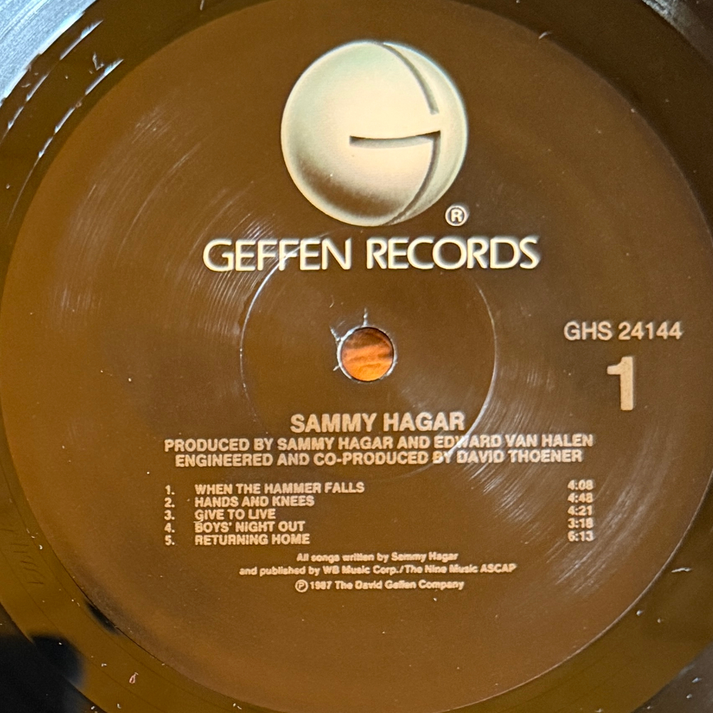 Виниловая пластинка Sammy Hagar ‎– Sammy Hagar LP