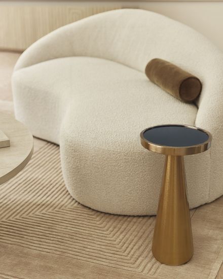 Золотистый придиванный столик “Ридж”