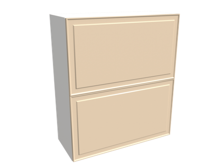 Кухня Модуль ШВГ 802Г Белый / Антично-бежевый