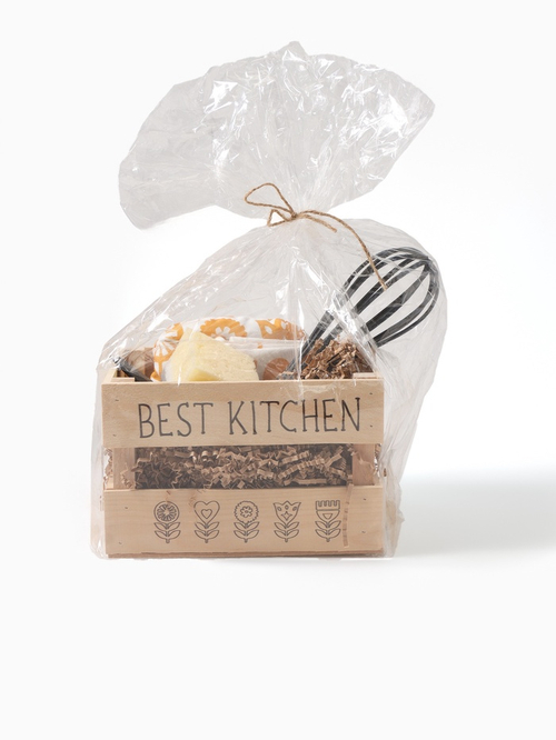 Кухонный набор «Этель» Best kitchen: полотенце, варежка-прихватка, лопатка, венчик, губка