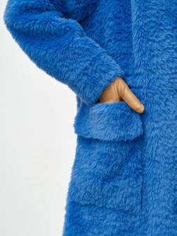 Шуба женская чебурашка тедди эко, SilverFox (арт. 1206)