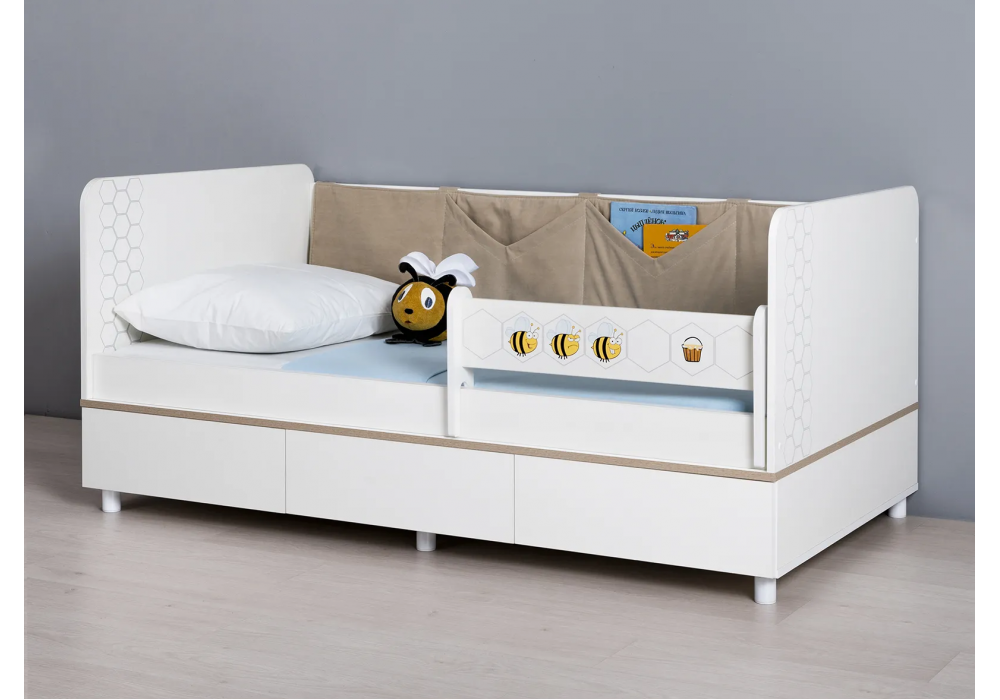 Софа Эльга белый шагрень