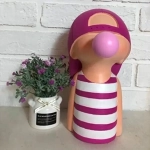 Копилка из гипса «Поль» 26см фуксия