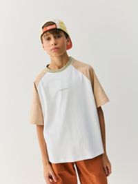 Футболка Колор блок "Тофу/Песок" 7+