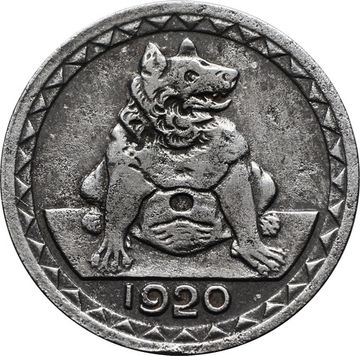 25 пфеннигов 1920 Германия (нотгельд г. Аахен)