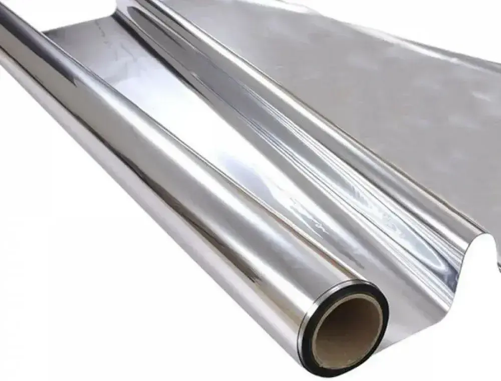 Фольга для бани и сауны 100 мкм алюминиевая 1,2х10 м, 12 м2