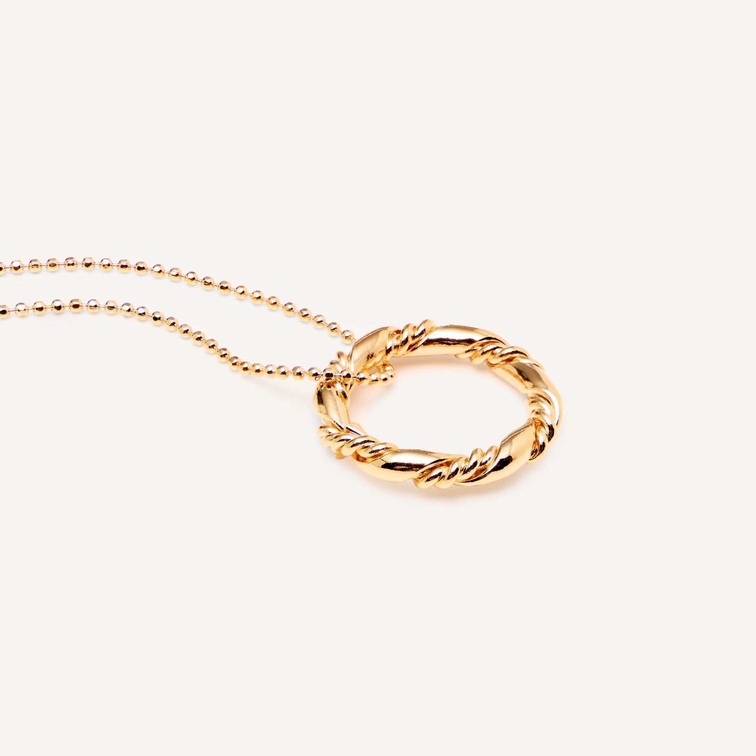 Колье Gold Circle Necklace