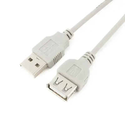 Cablexpert Удлинитель кабеля USB 2.0 Type-A/USB 2.0 Type-A, 3 м, серый