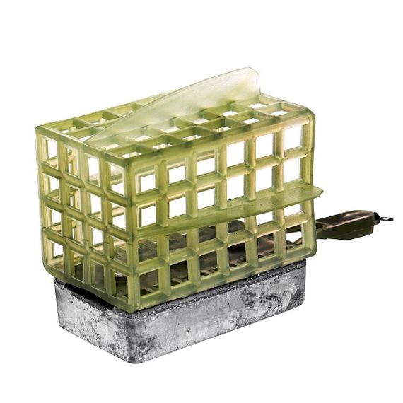 Кормушка Premier Fishing пластик квадрат 120гр (дно+стабилизаторы) КВ-40ПП