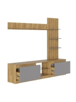Стенка под телевизор в гостиную 210х41,3х191,4 см
