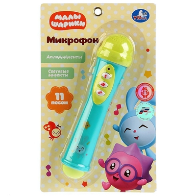 Микрофон "Малышарики" 11 песен, свет/звук B1082812-R13 (Умка)
